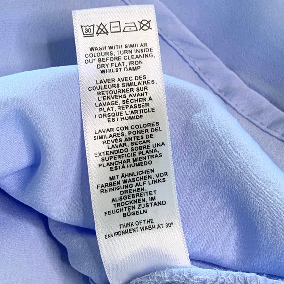 ASOS Periwinkle Peasant Dress - Picture 6 of 6